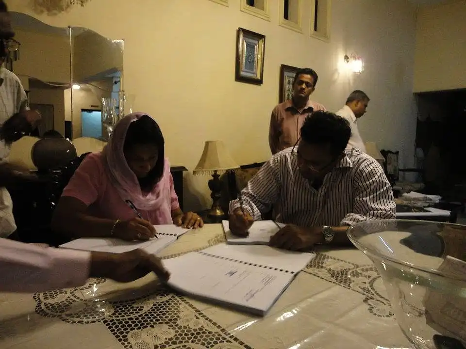 Signing of the contract, photo 4