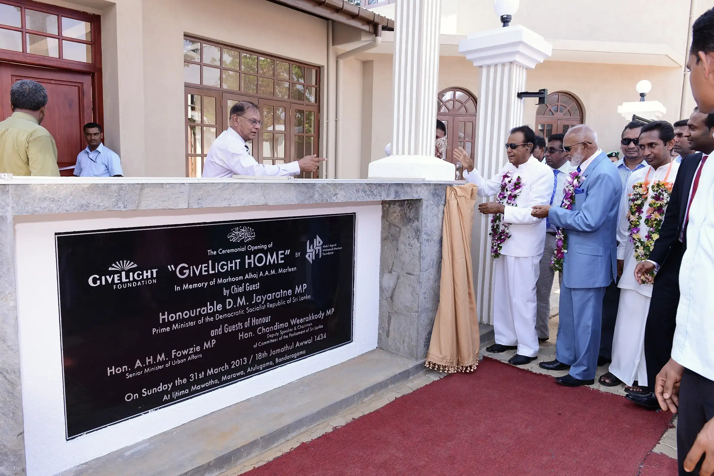 Opening ceremony of Give Light Home on 31st March 2013, photo 7