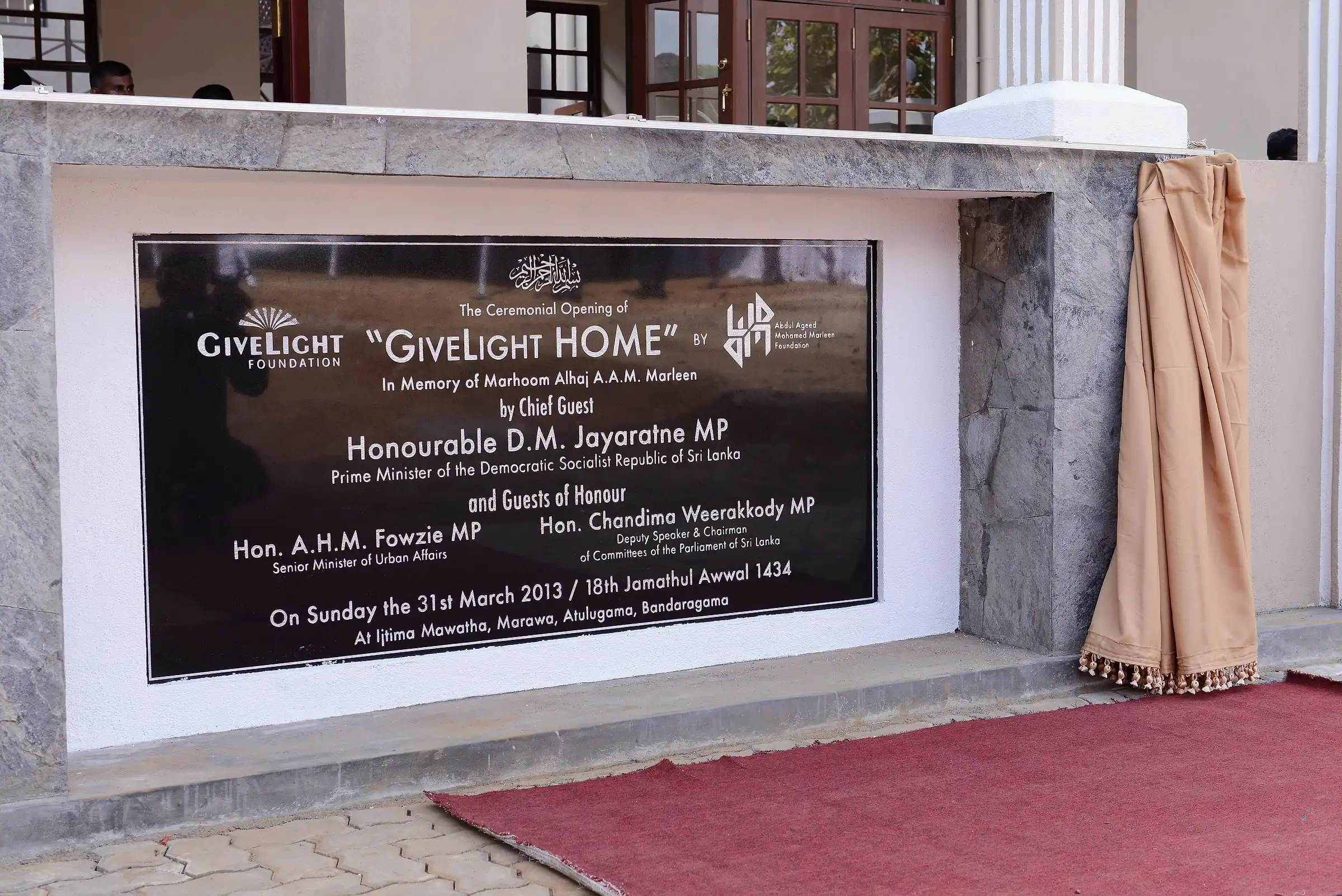Opening ceremony of Give Light Home on 31st March 2013, photo 14
