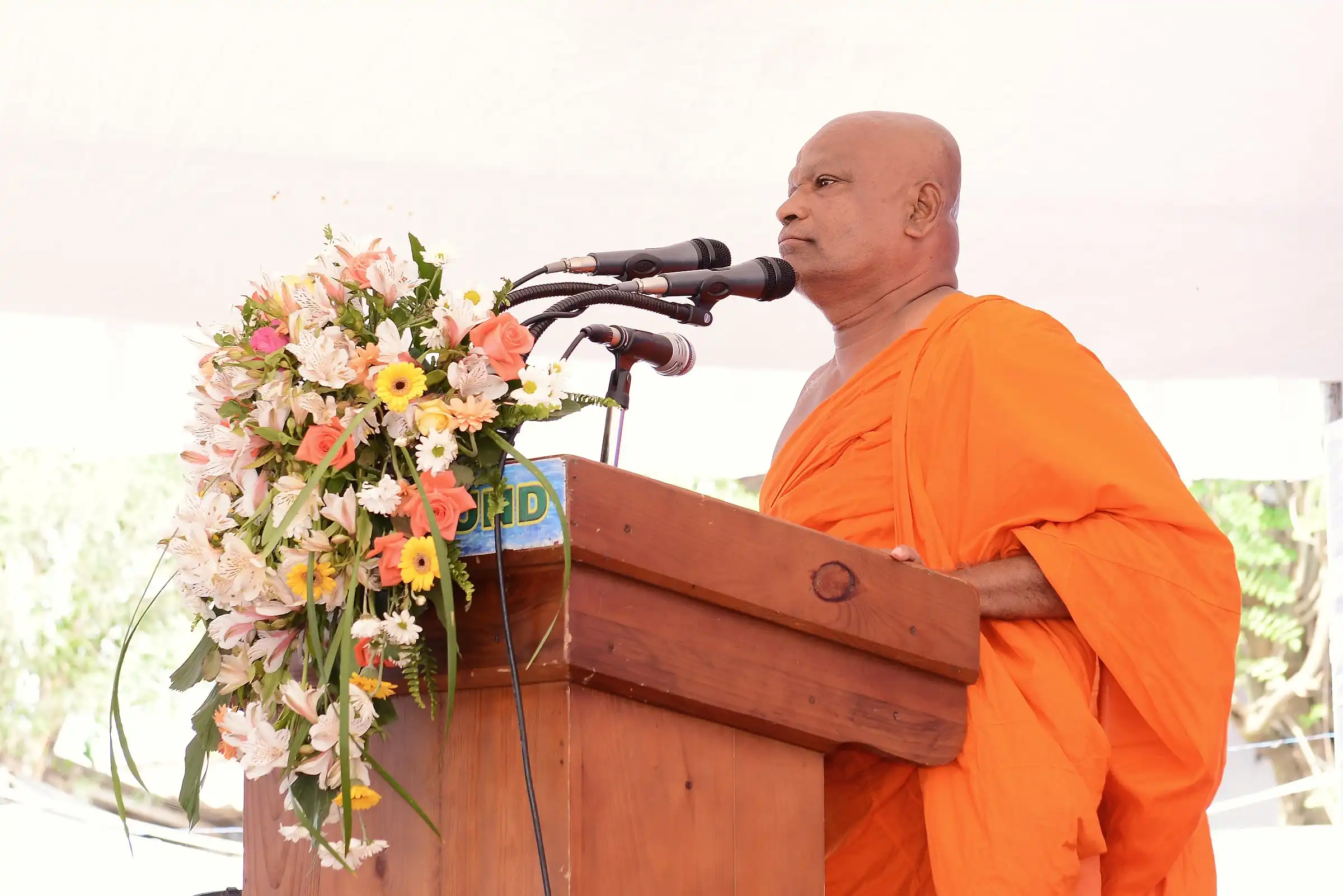 Speech By Chief Buddhist Priest of Village