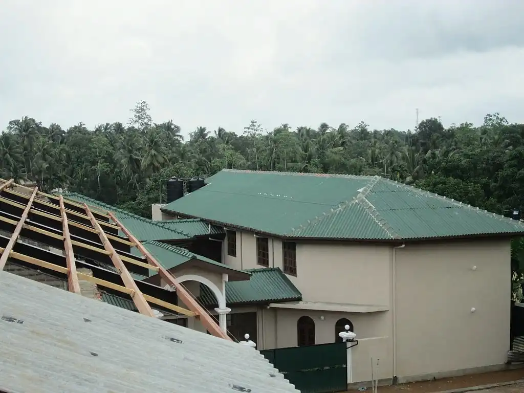 Roof of Masjid with view of Orphanage 10 August 2013