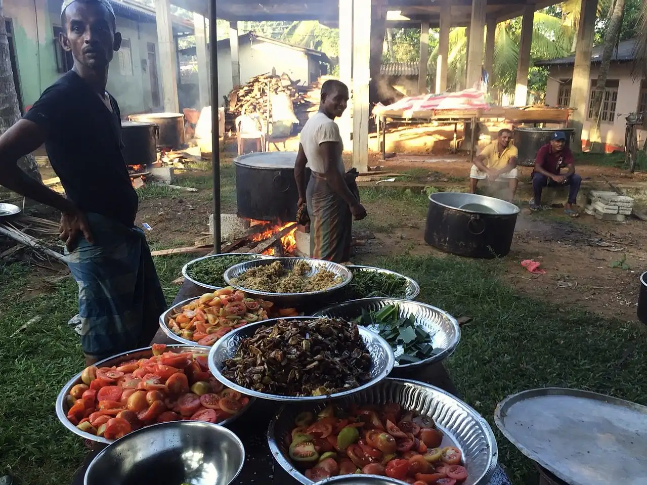 Food preparation on opening day