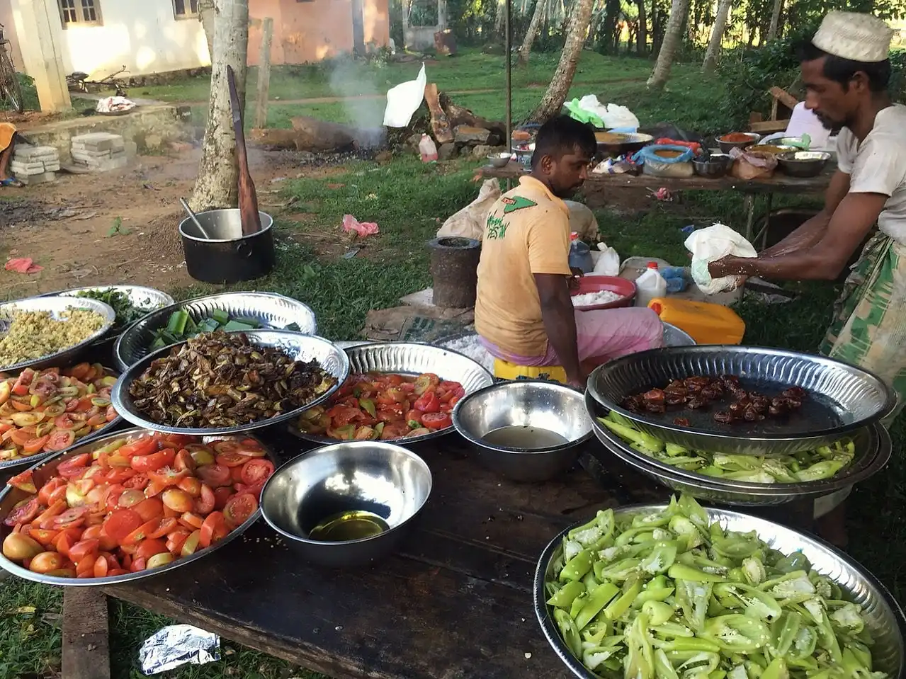 Food preparation on opening day