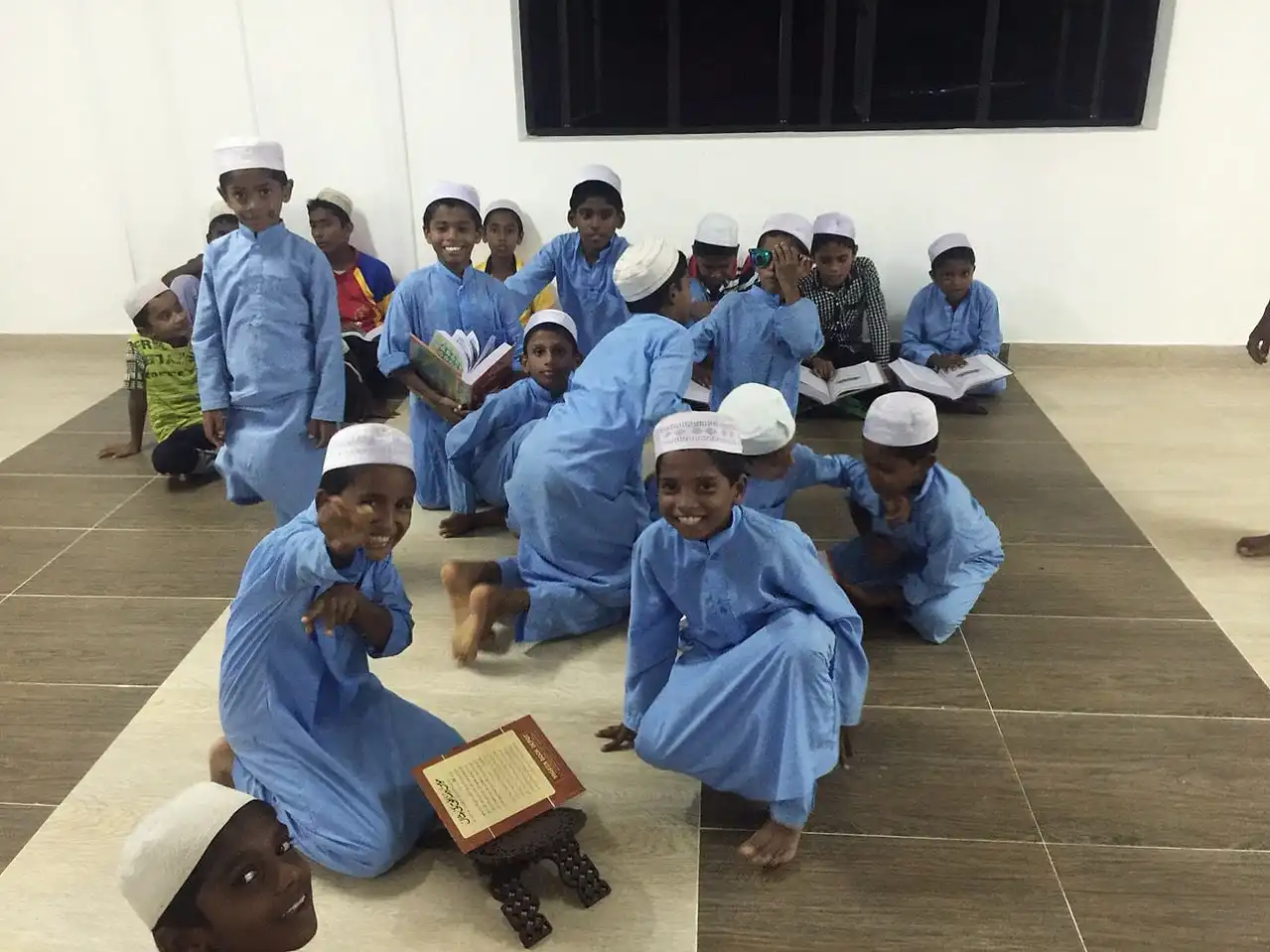 At Fajr Prayer at the Masjid opening 15 May 2015