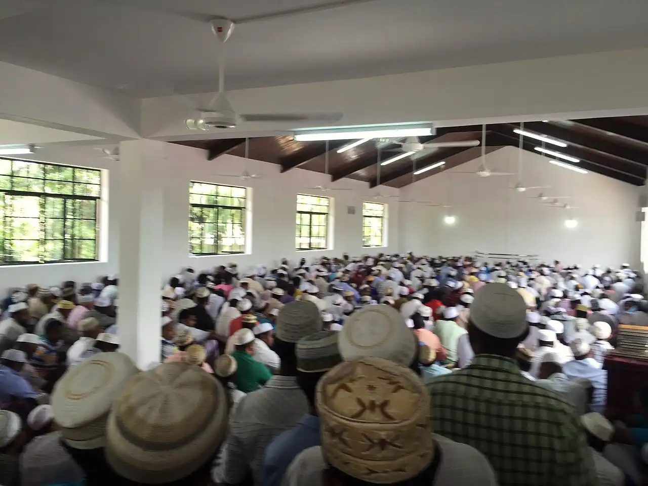 2nd Floor completely filled during Jummah