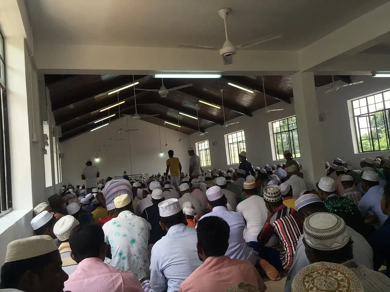 2nd Floor completely filled during Jummah