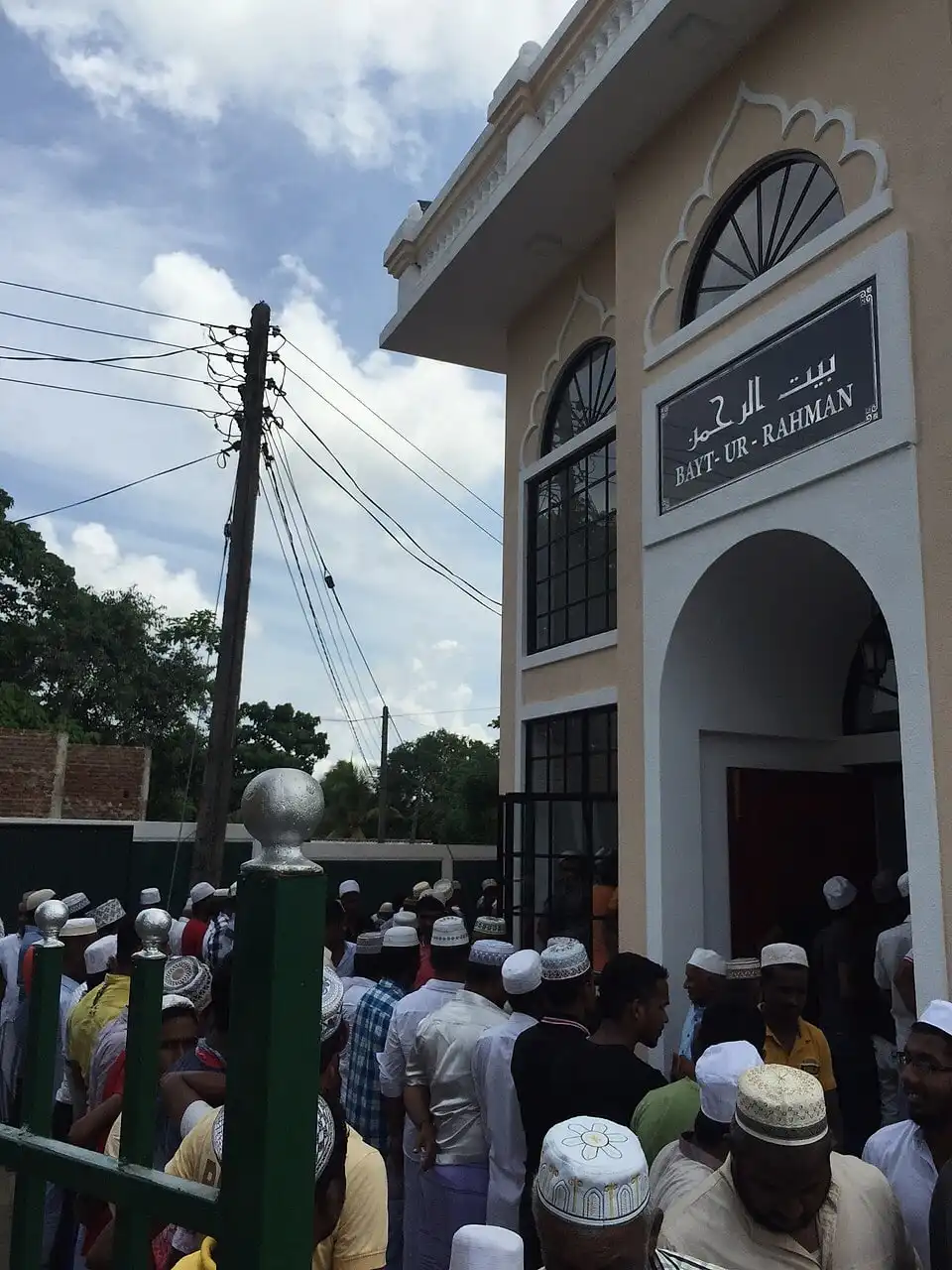 Opening day Jummah Crowd
