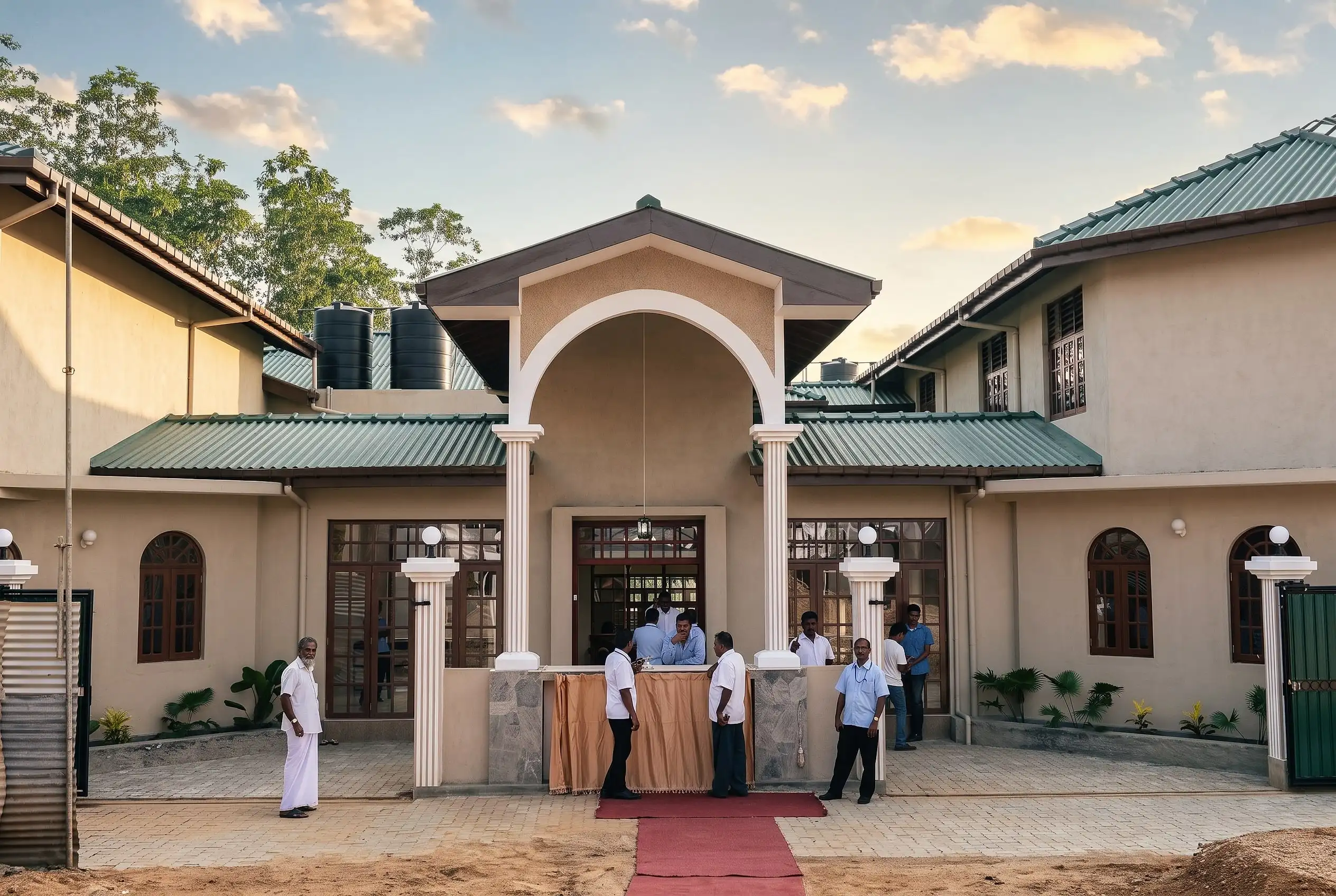 The front of Give Light Home on opening day