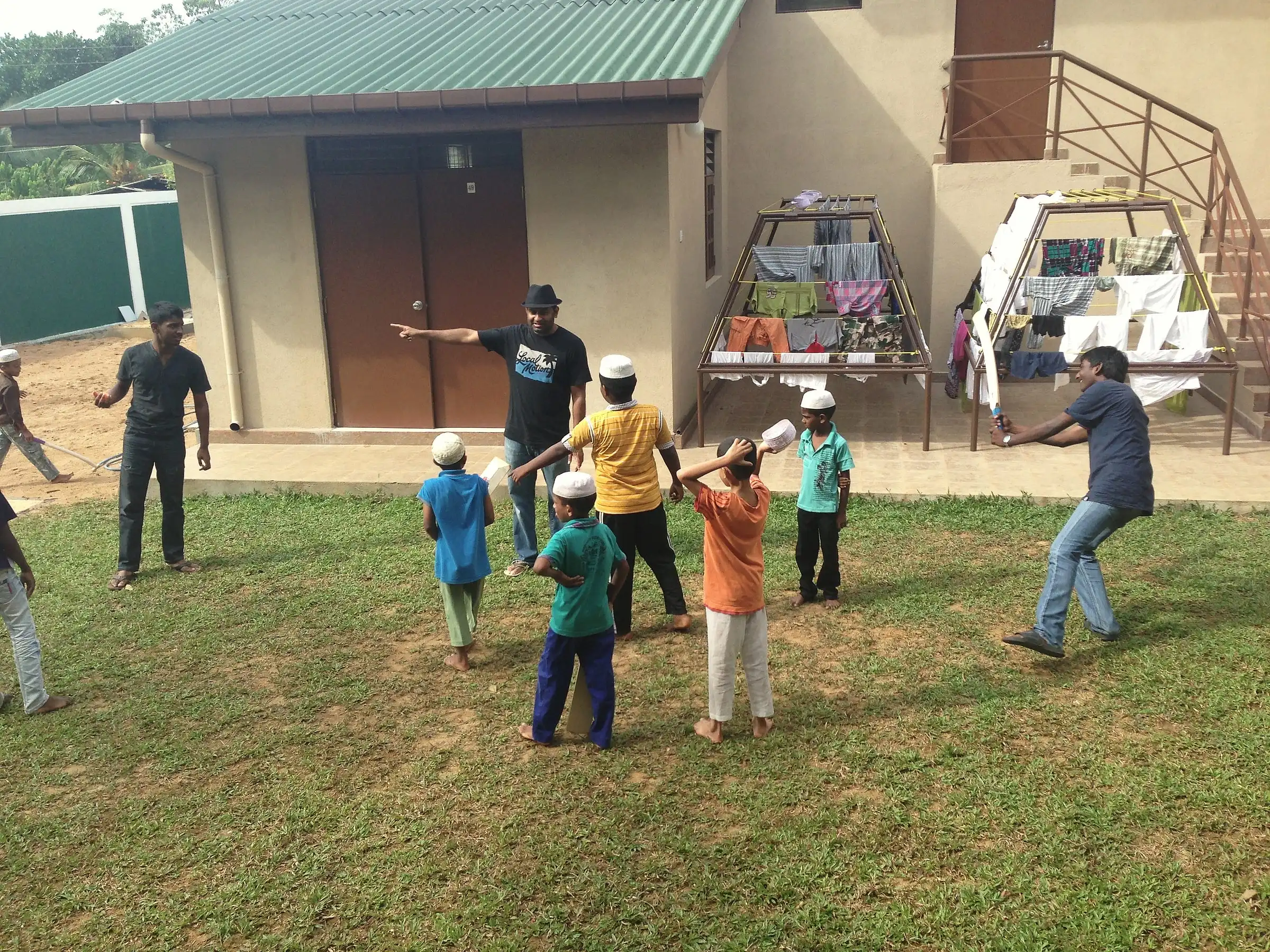 Friendly game of Cricket